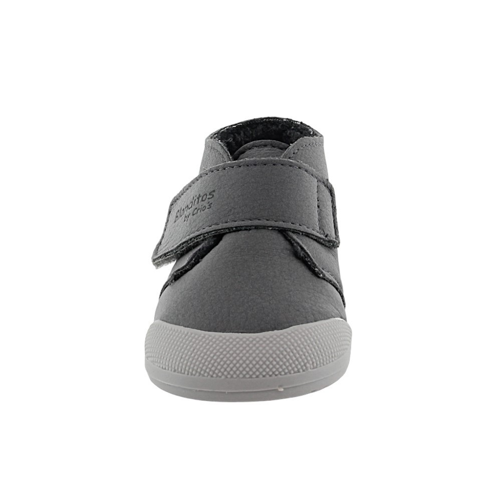 Botines respetuosos Blanditos Sansa Gris Borreguillo