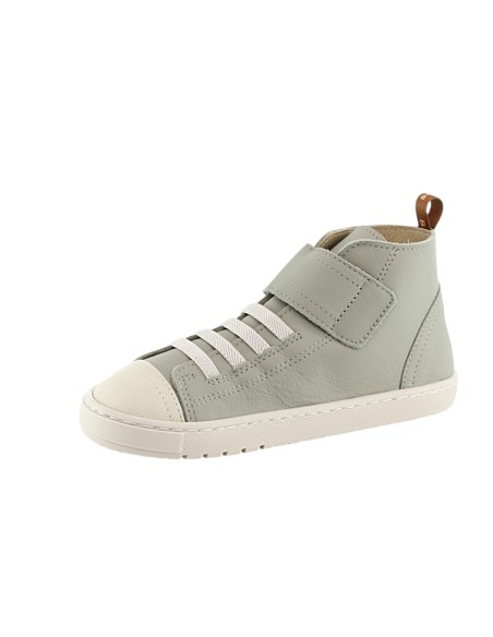 Botines barefoot Blanditos Tokio Verde elástico