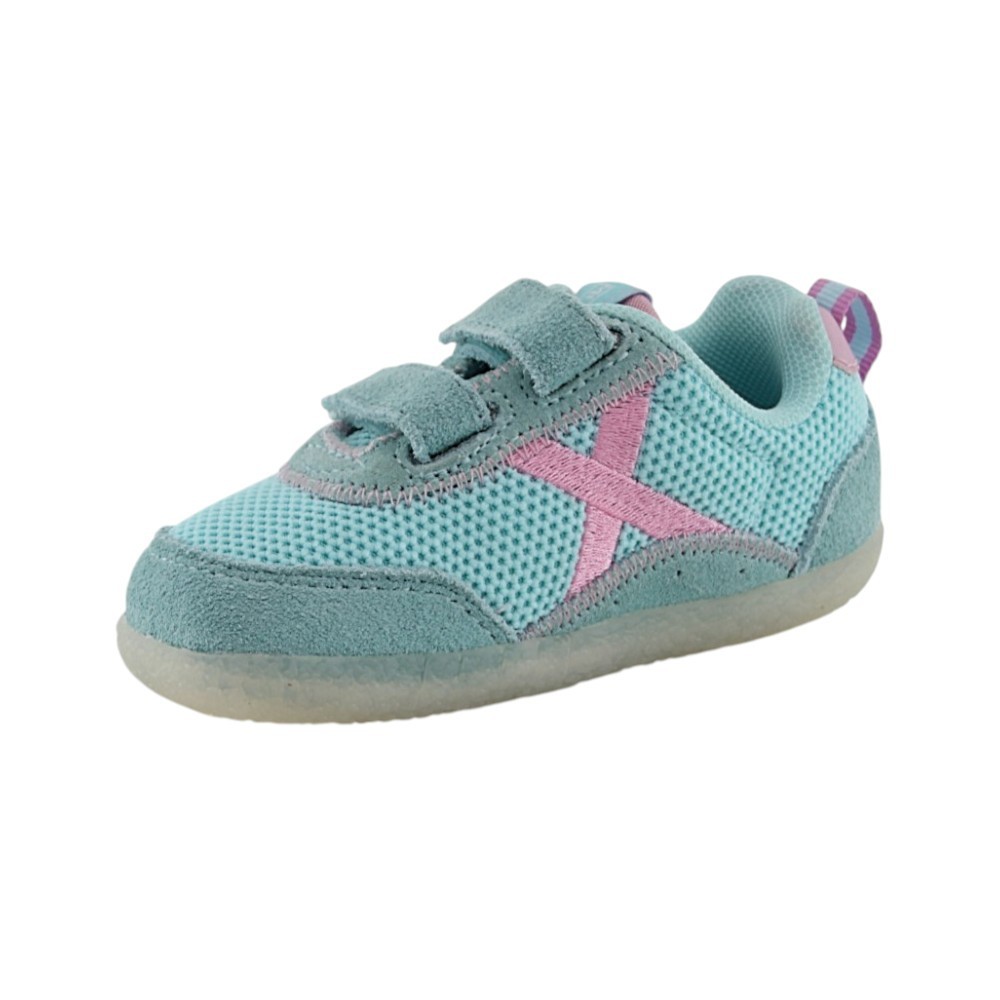 Zapatillas minimalistas Munich Baby Koda Turquesa