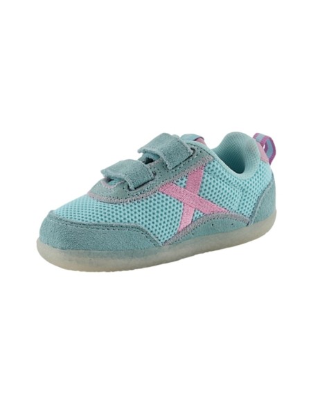 Zapatillas minimalistas Munich Baby Koda Turquesa