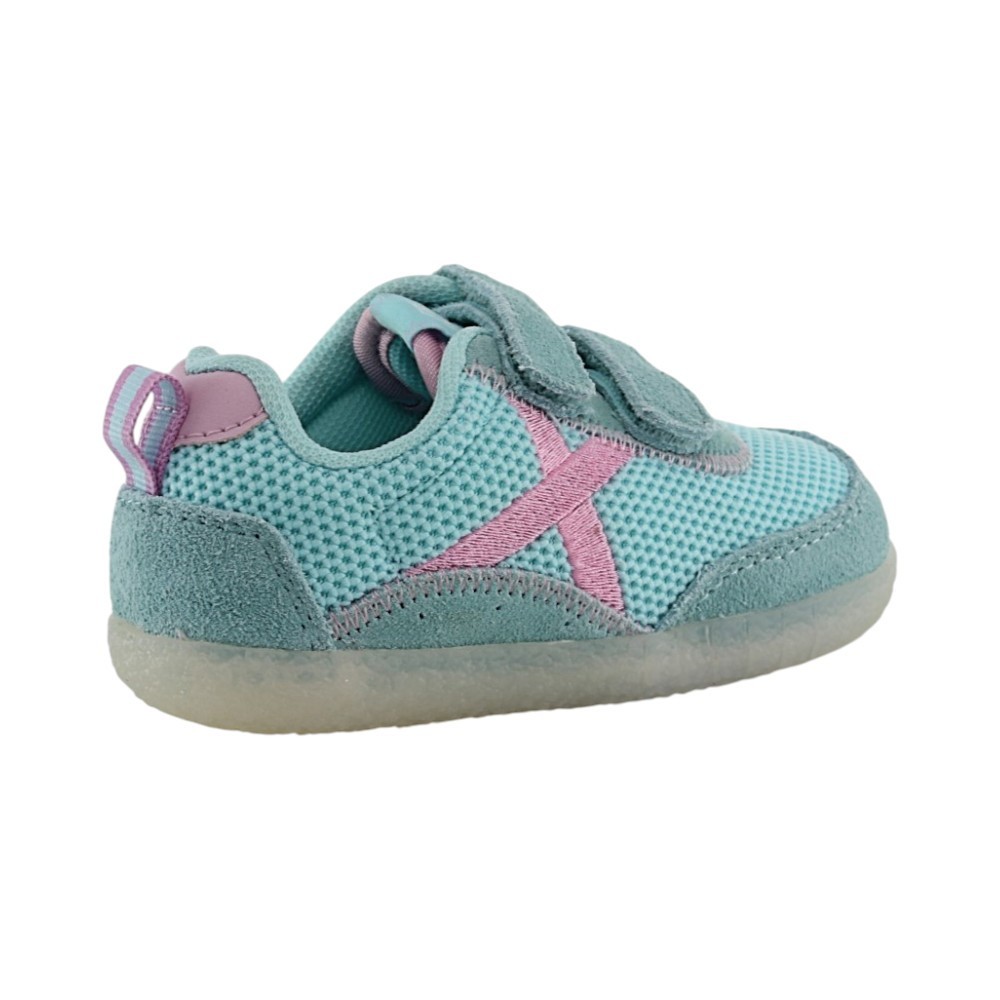 Zapatillas minimalistas Munich Baby Koda Turquesa