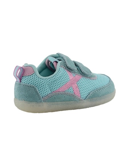 Zapatillas minimalistas Munich Baby Koda Turquesa