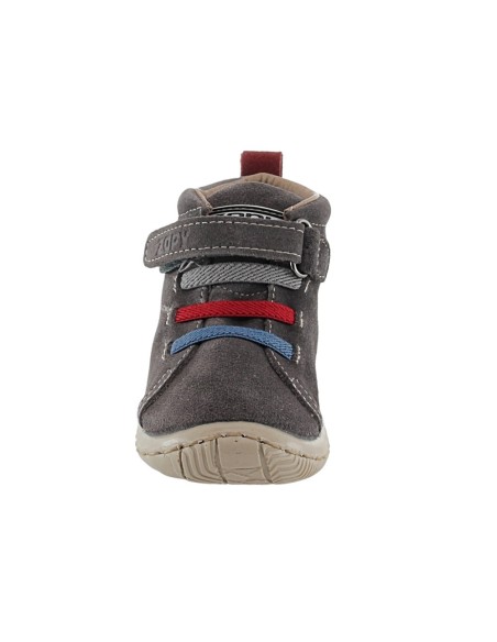 Botines Zapy AF70160 Gris-Rojo