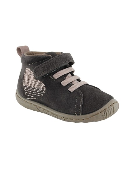 Botines Zapy AF70660 Gris-Rosa
