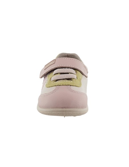 Zapatos respetuosos Zapyflex Jooguin velcro y elástico Rosa
