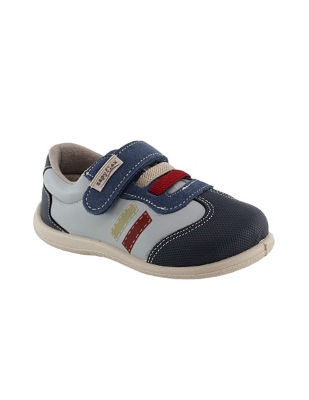 Zapatos respetuosos Zapyflex Velcro y elástico Jeans