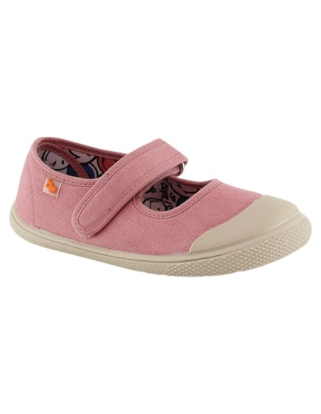 Merceditas de lona barefoot Flexibles Vulladi 8196 Rosa