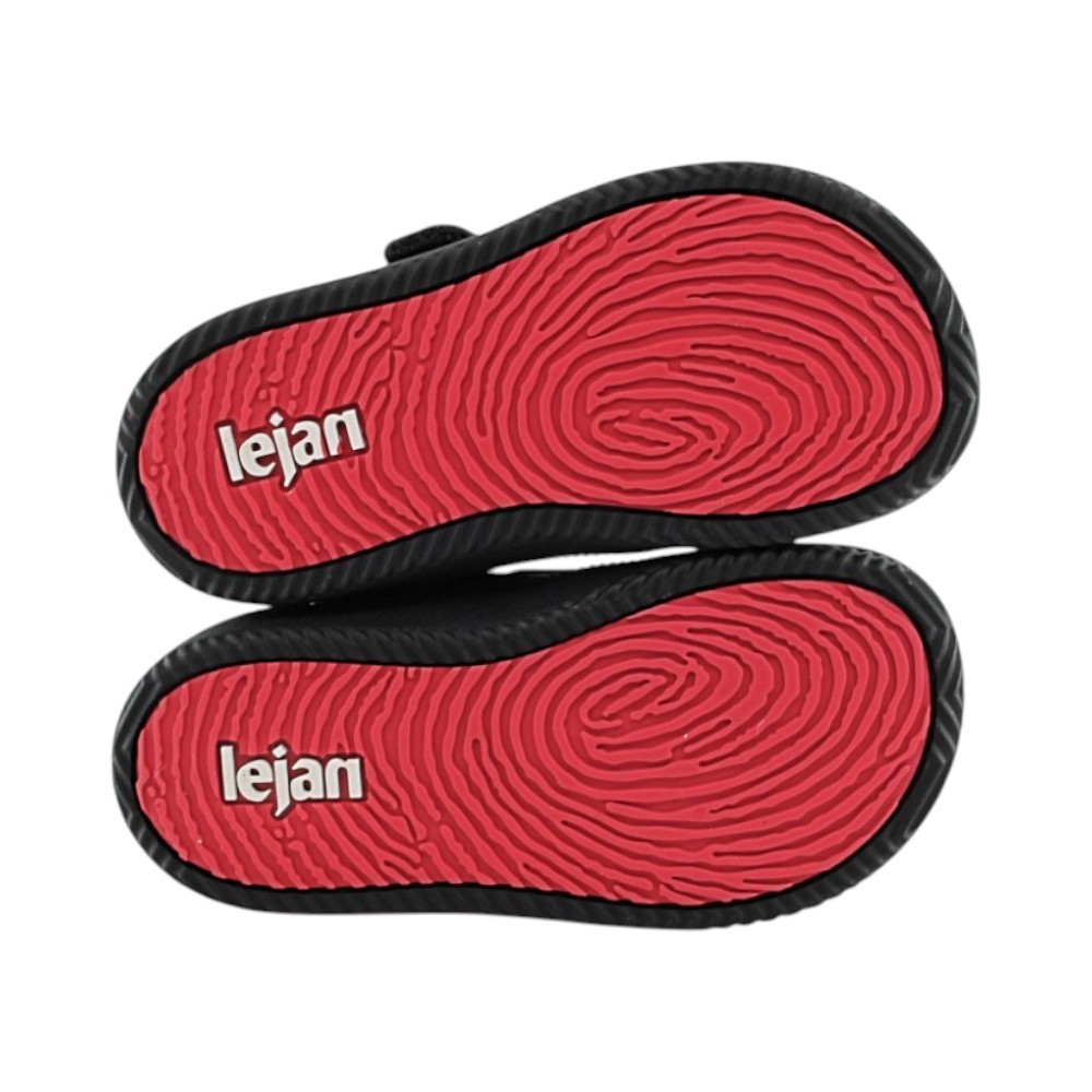Zapatos colegiales barefoot LEJAN Negro