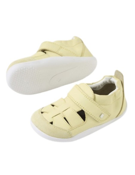 Sandalias primeros pasos Bobux Maris Amarillo