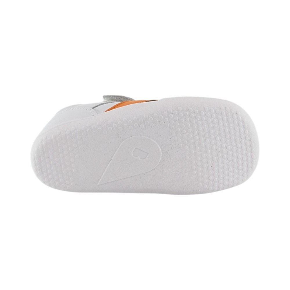 Zapatillas respetuosas Bobux Chase Blanco-Naranja
