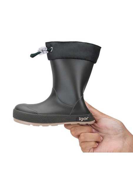 Botas de agua Barefoot Igor Yogi Cuello Kaki