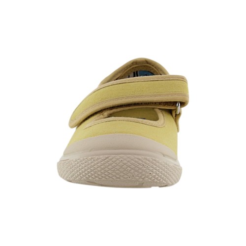 Merceditas de lona barefoot Flexibles Vulladi 8196 Mostaza 2