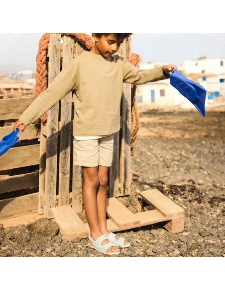 Sandalias barefoot Muris Rio Dusty Sky Blue