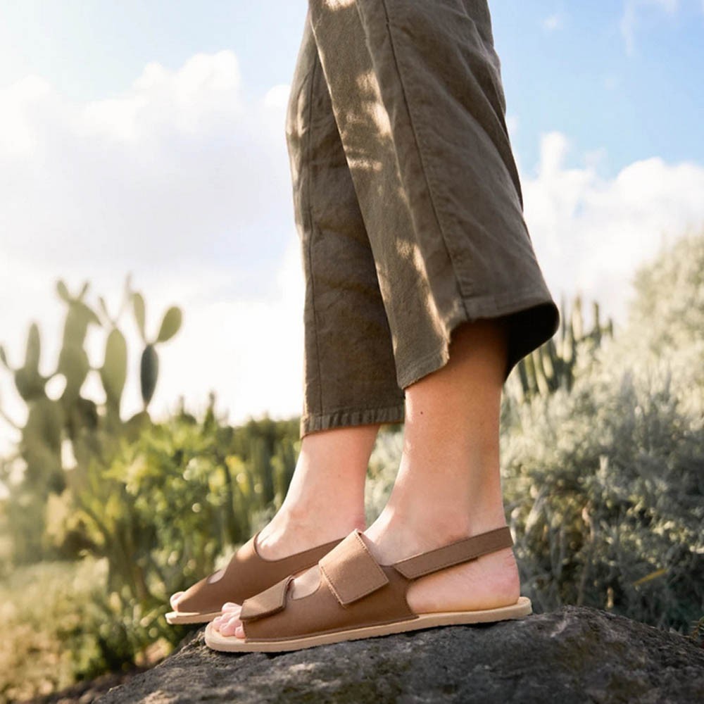 Sandalias barefoot Muris Rio Bark Brown