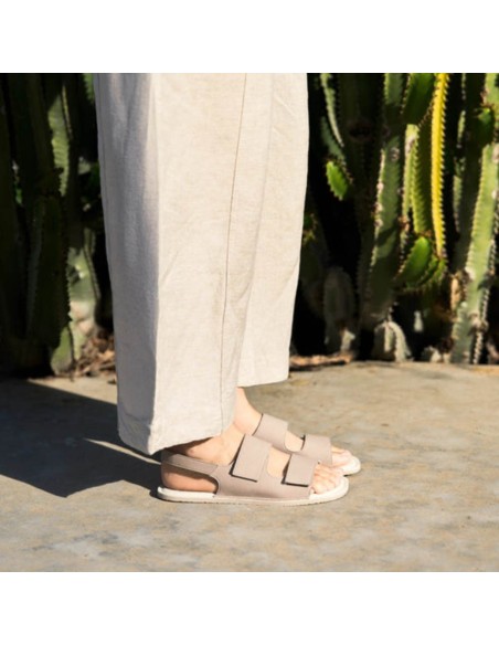 Sandalias barefoot Muris Rio Dusty Taupe