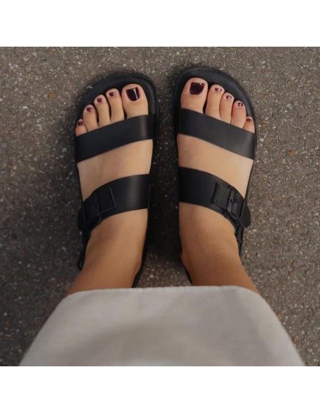 Sandalias barefoot Groundies Kos Negro