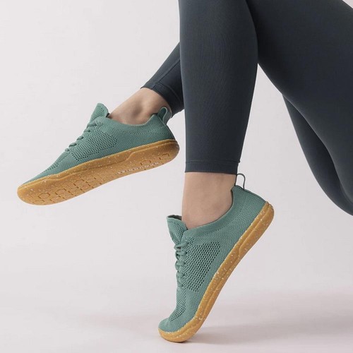 Zapatillas barefoot Groundies Active Knit Verde 2