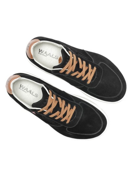 Zapatos transición barefoot Waals Tromso Negro