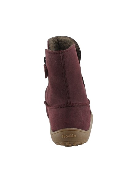 Botas barefoot Froddo Impermeables F.Borreguillo Vino