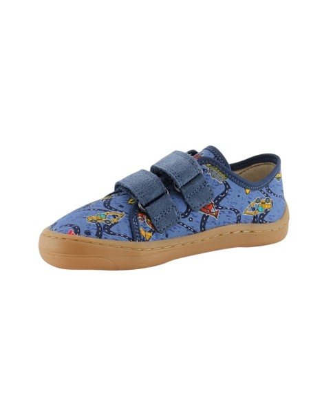 Zapatillas barefoot de lona Froddo Maquinas Jeans