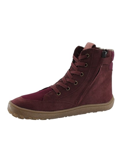 Botines barefoot impermeables Froddo Tex laces Granate