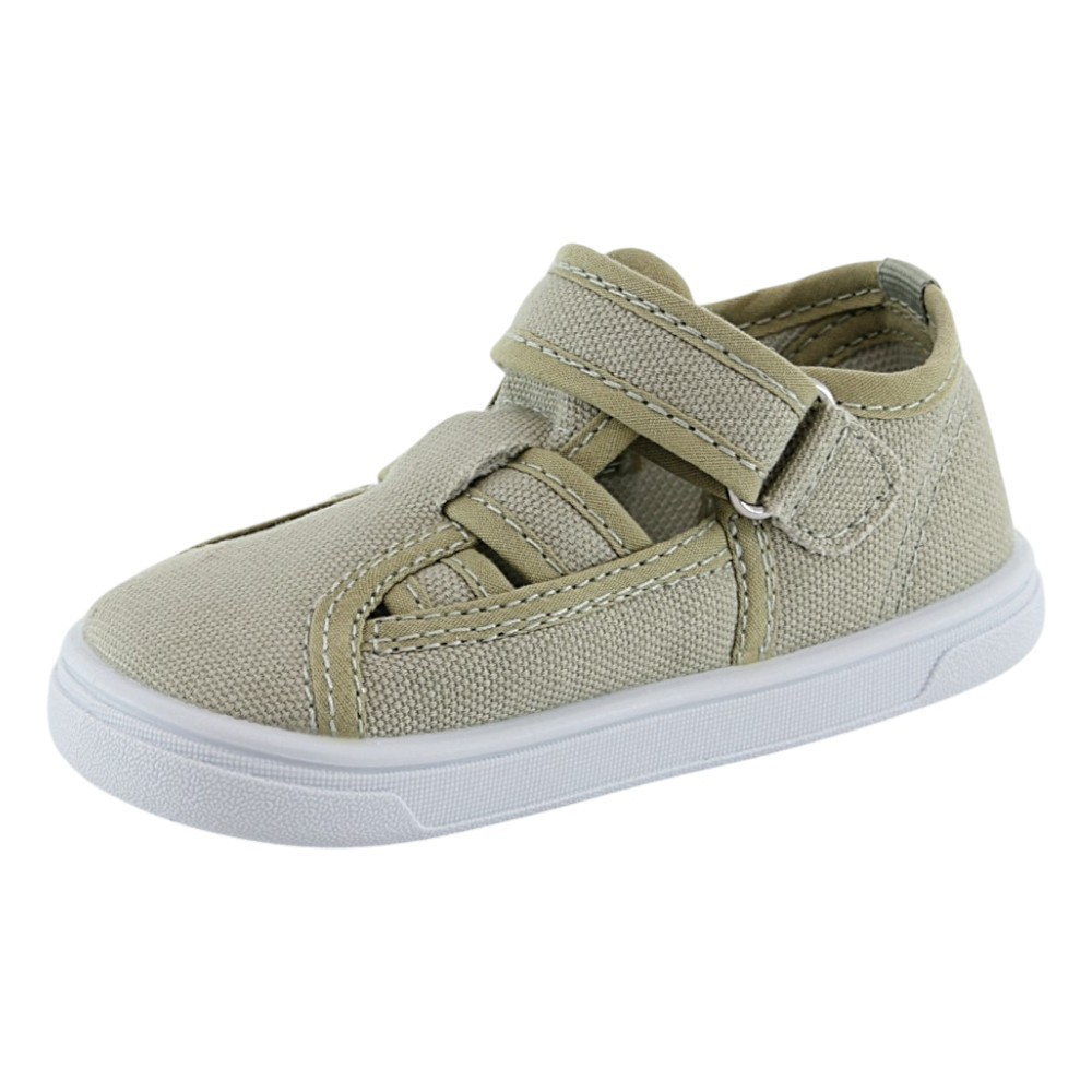 Sandalias de lona barefoot Blanditos Molly Kaki