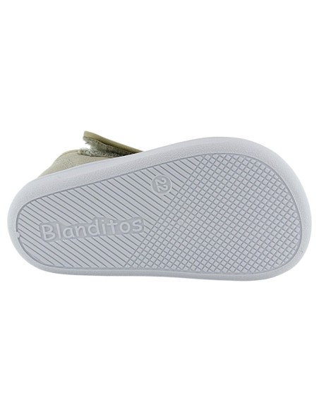 Sandalias de lona barefoot Blanditos Molly Kaki