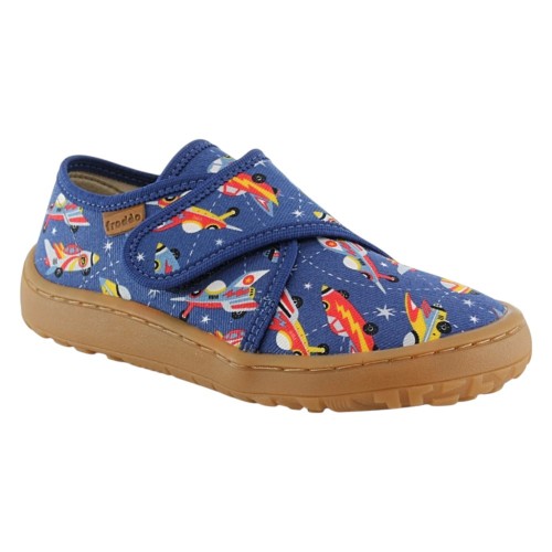 Zapatillas de lona barefoot Froddo Naves Azul
