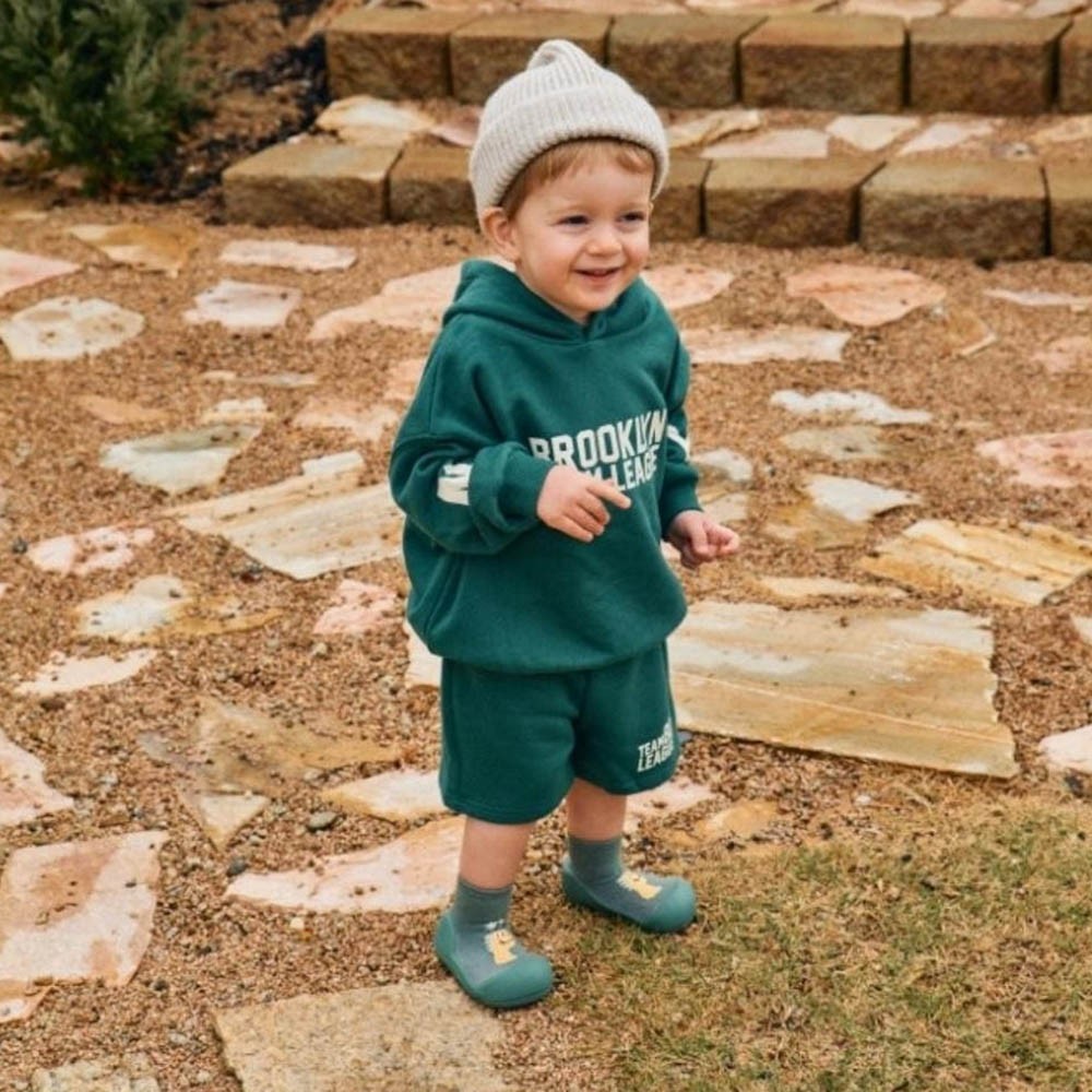 Zapatos primeros pasos Attipas Dino Green