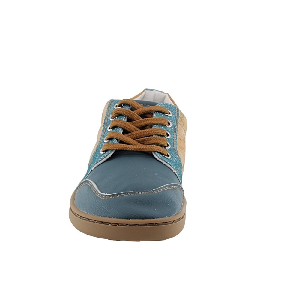 Zapatillas Baby Lobitos Cork Brillo Jeans