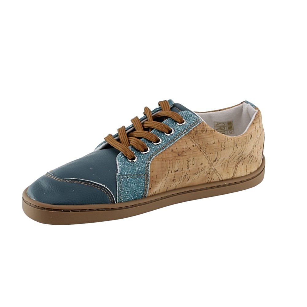 Zapatillas Baby Lobitos Cork Brillo Jeans