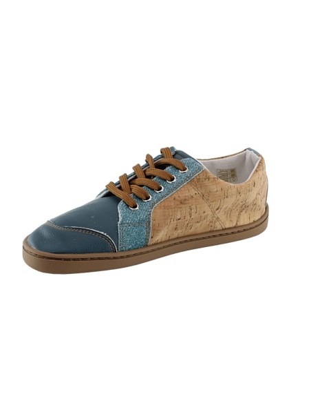 Zapatillas Baby Lobitos Cork Brillo Jeans