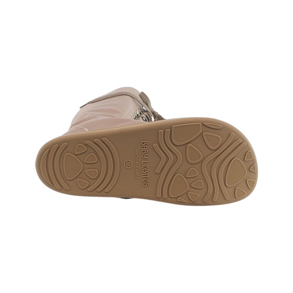 Botas altas barefoot Baby Lobitos Urbana Malva