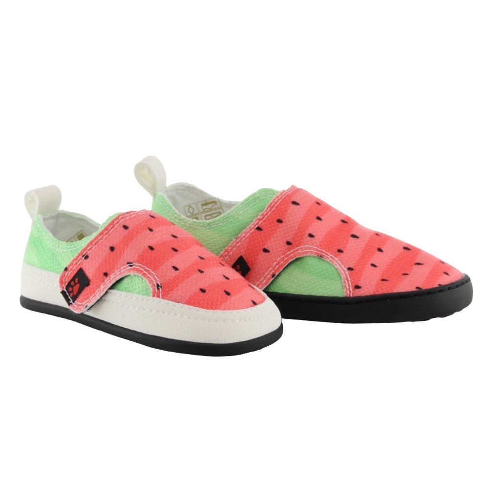 Zapatillas de lona Baby Lobitos Sandía Rojo
