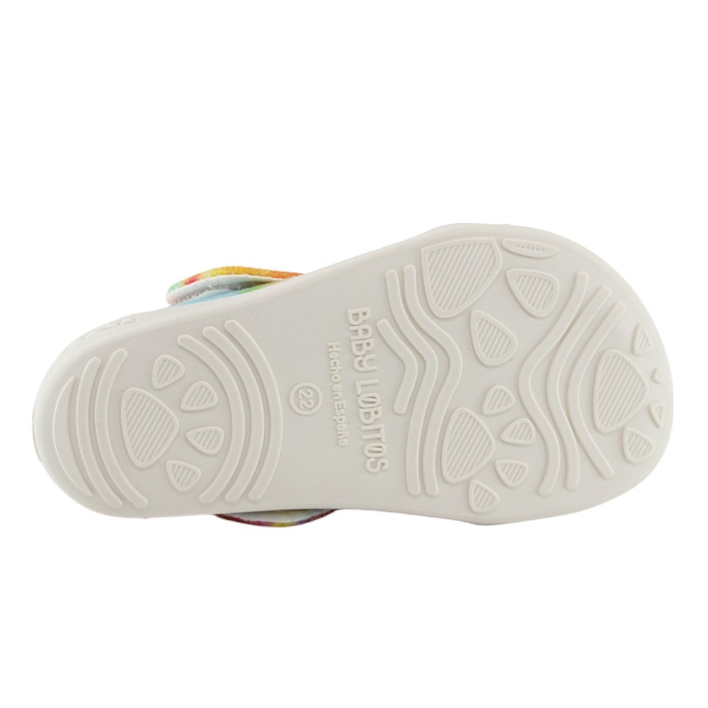 Zapatillas barefoot Baby Lobitos Arcoiris Multicolor