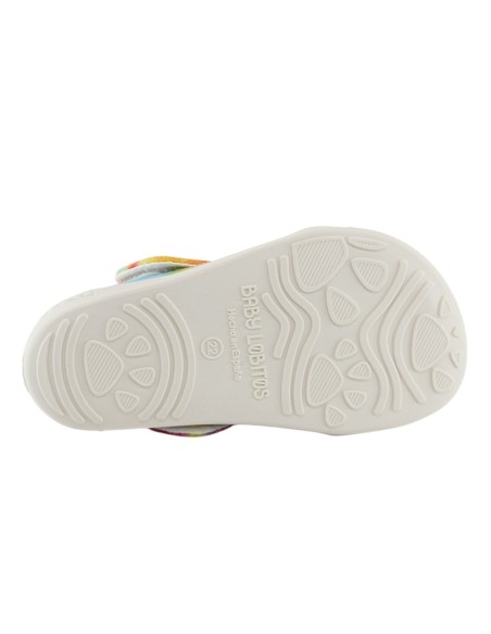 Zapatillas barefoot Baby Lobitos Arcoiris Multicolor