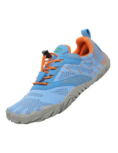 Zapatilas barefoot Saguaro Free I Jeans-Naranja