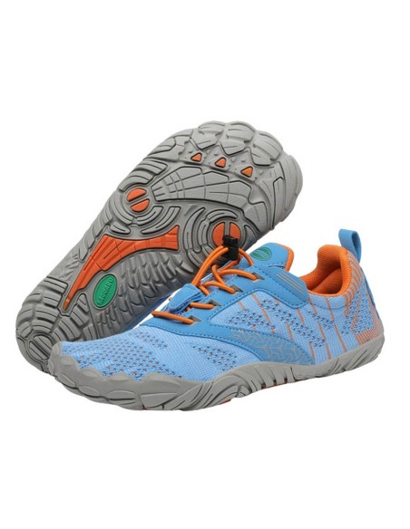 Zapatilas barefoot Saguaro Free I Jeans-Naranja