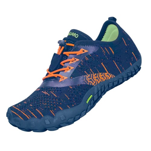 Zapatillas barefoot Saguaro Smart I Azul-Naranja 2