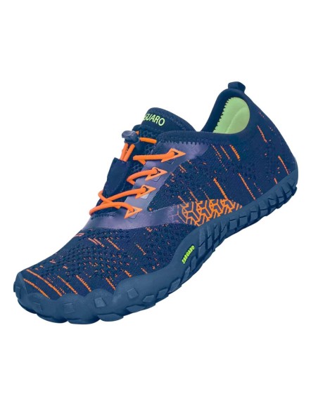 Zapatillas barefoot Saguaro Smart I Azul-Naranja