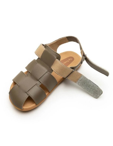 Sandalias barefoot Tip Toey Joey Sand Verde