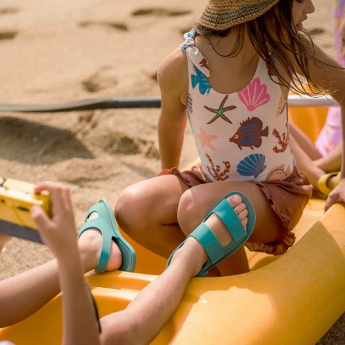 Sandalias barefoot de agua Muris Aruba Teal 2