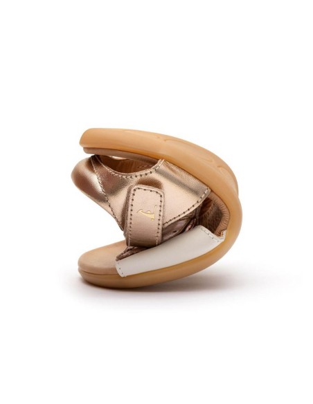 Sandalias barefoot Tip Toey Joey Toucan Beige-Oro