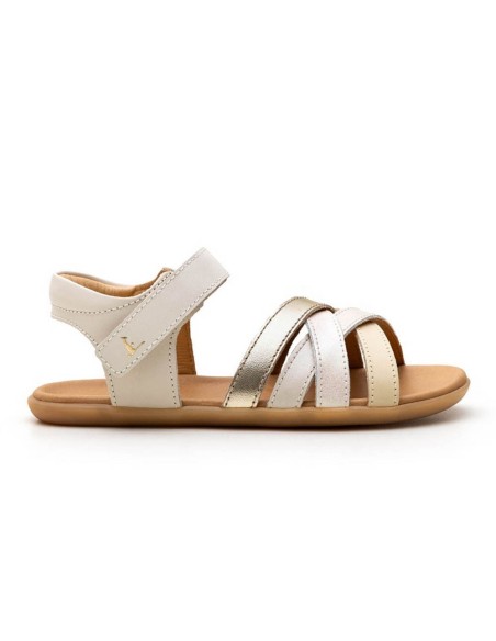 Sandalias barefoot Tip Toey Joey Criss Cross Multi Blanco