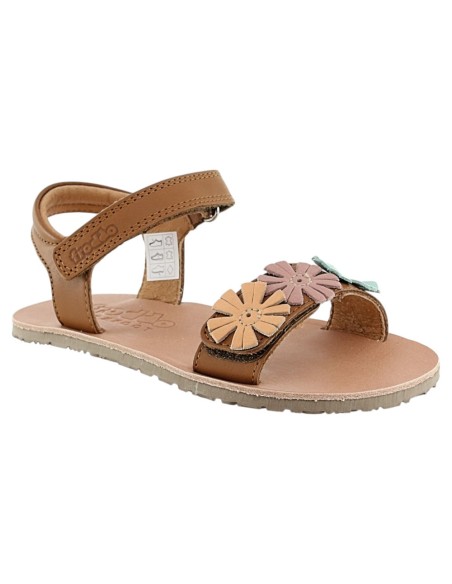 Sandalias barefoot Froddo Flexy Marrón Flores