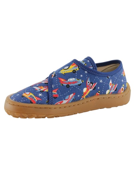 Zapatillas de lona barefoot Froddo Naves Azul