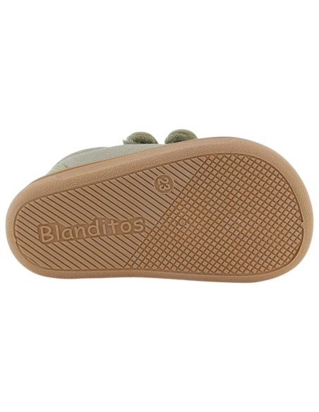 Zapatillas de lona barefoot Blanditos Koi Kaki