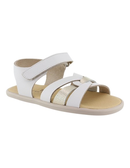 Sandalias respetuosas Andanines 251648 Blanco-Oro