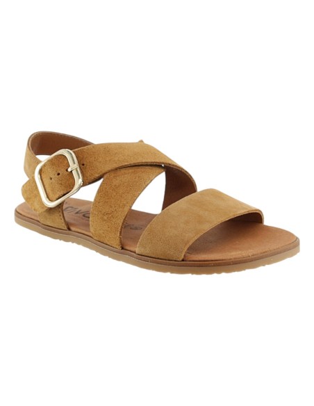 Sandalias barefoot Vivant Lino Whisky