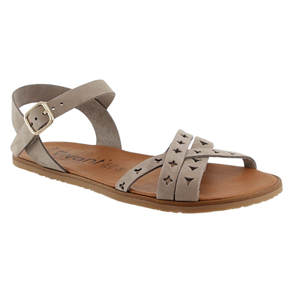 Sandalias barefoot Vivant Coral Nobuck Gris